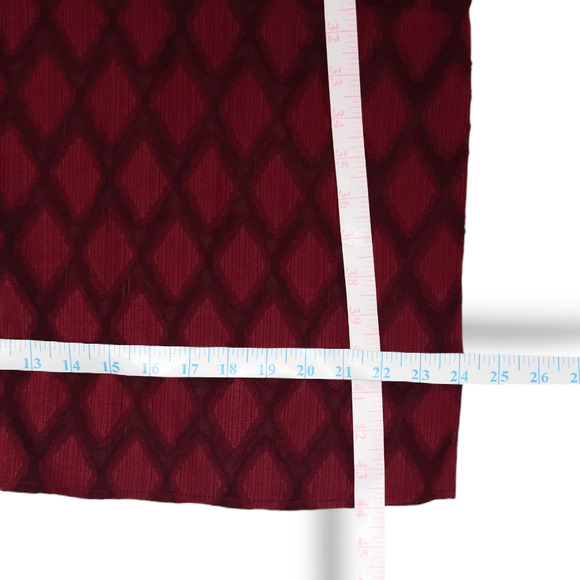 NWT B.O.G. Band of the Free Lila Front Tie String Midi Dress Sz. XS [2] Merlot - Picture 8 of 9